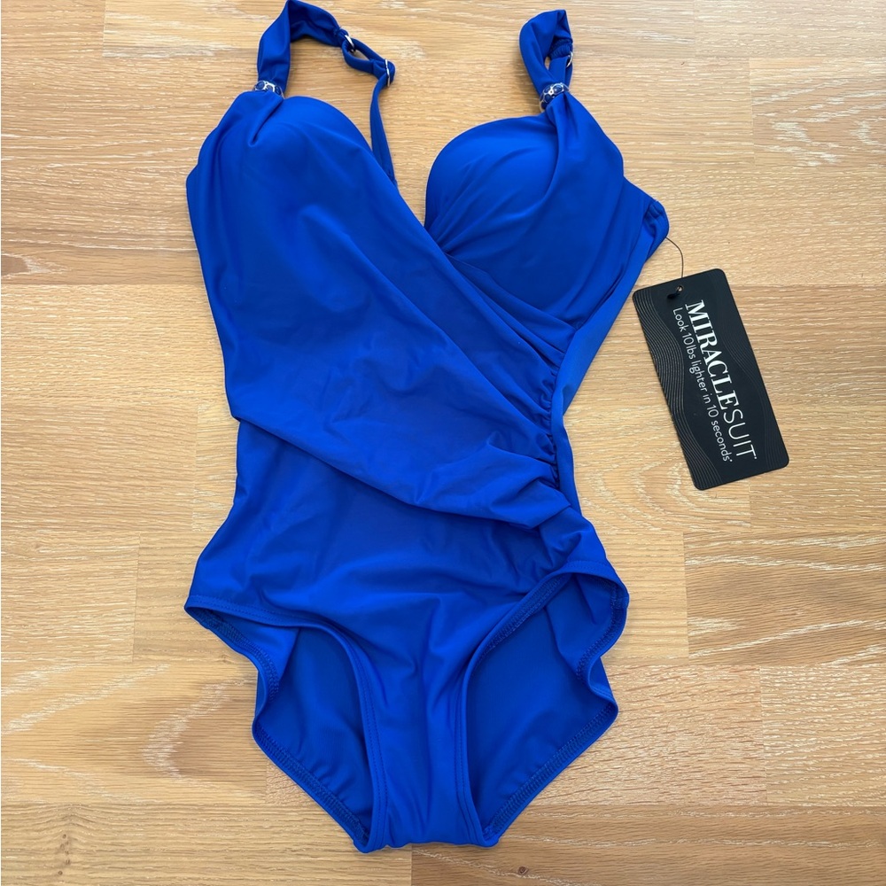 Miraclesuit Women's One Piece Swimsuit - Blue